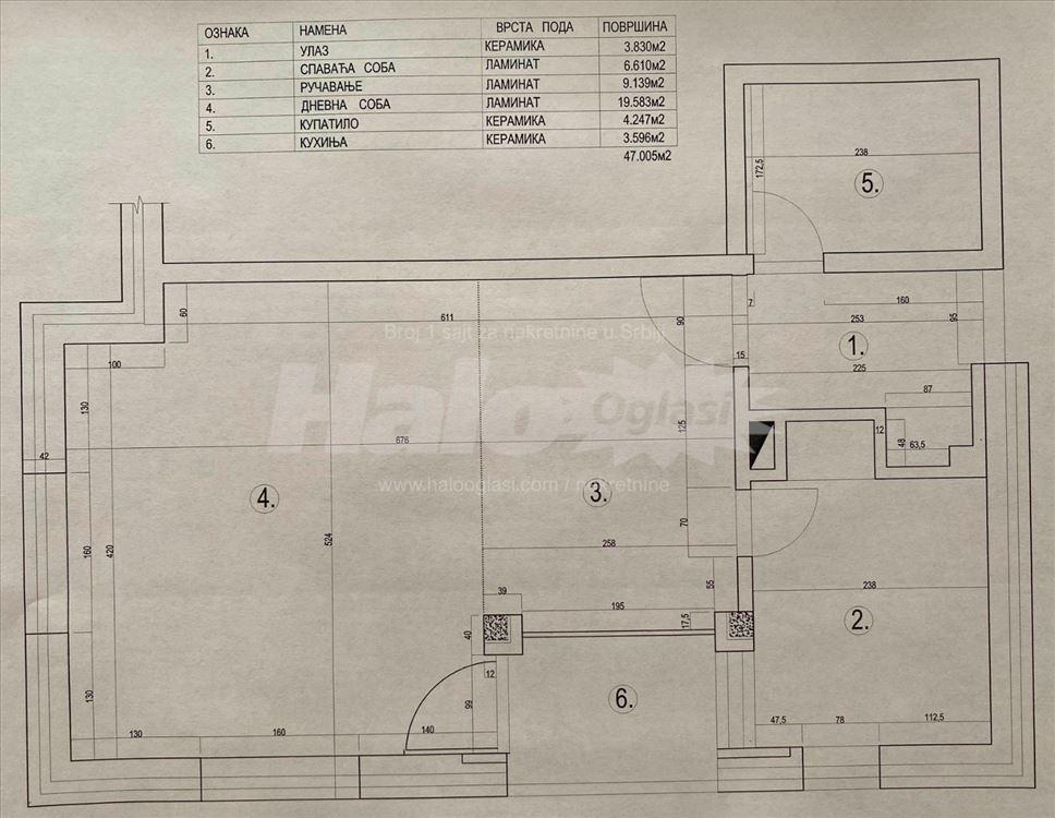 Vukov spomenik 47m2-Vojvode Bogdana ID#2583